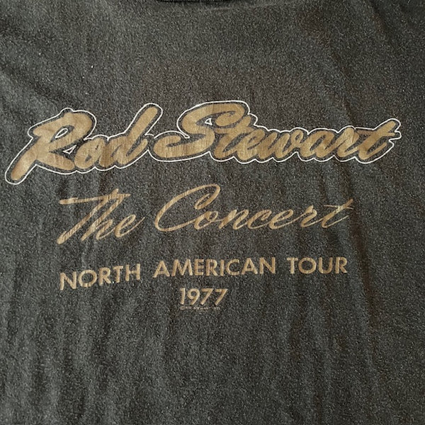 1977 Rod Stewart Vintage Tour Band Tee Shirt