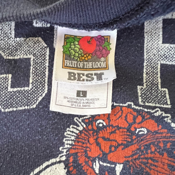 1990's Moss Point Tigers Football Mississippi High School Vintage Mascot Sweatshirt