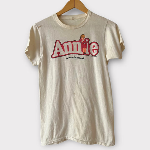 1976 Annie (The Musical Broadway) Vintage Promo Tee Shirt