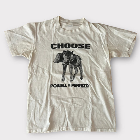 1989 Powell Peralta "Choose" Vintage Skateboard Tee Shirt