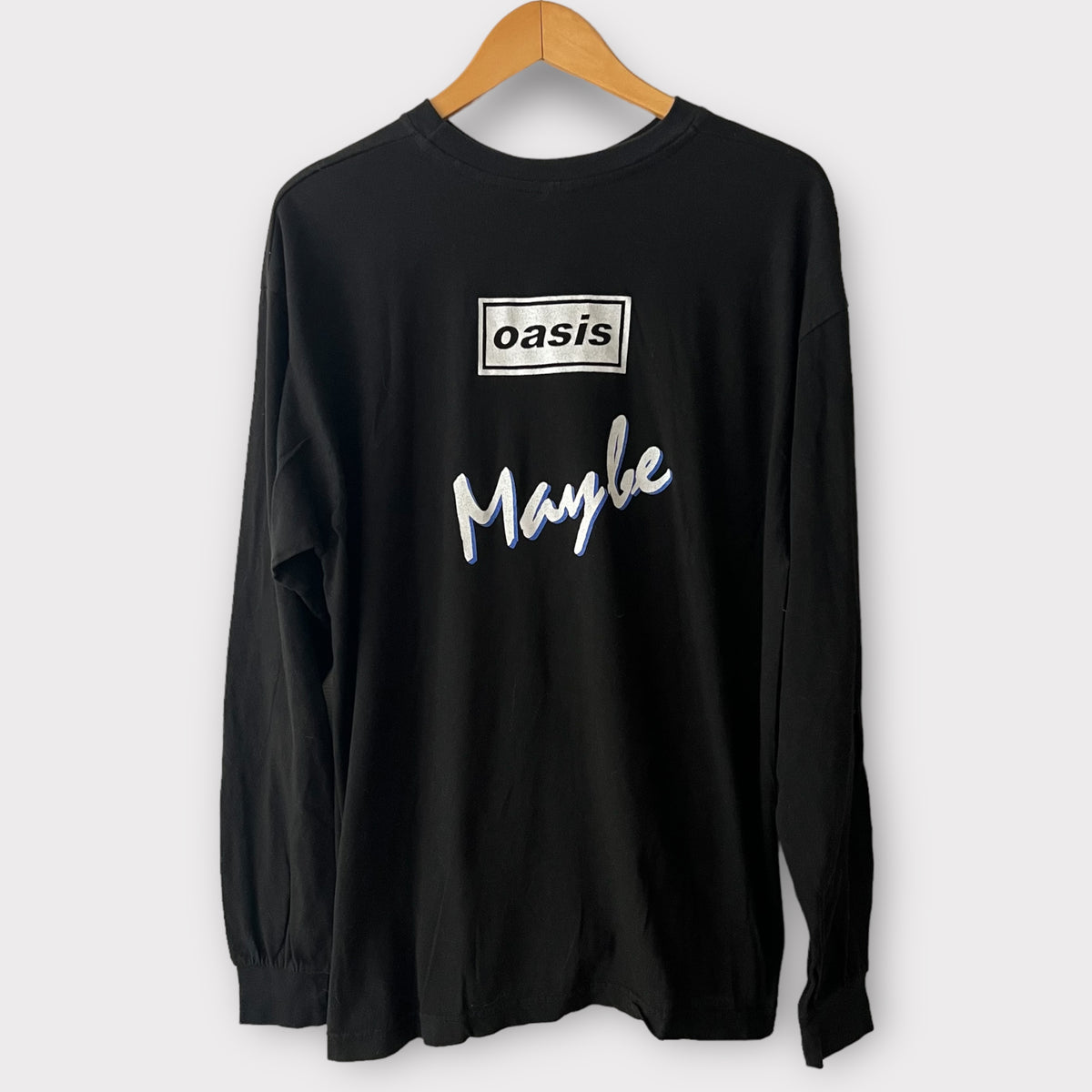 Buy the Rock Off Oasis Definitely Maybe Set AAA List T-Shirt in Black Buy the Rock Off Oasis Definitely Maybe Set AAA List T-Shirt in Black