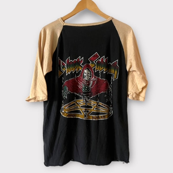 1970s Black Sabbath Vintage Band Promo Raglan Tee Shirt
