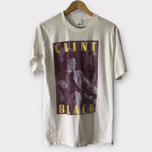 1989 Clint Black "Killin' Time" Tour Vintage Country Music Band Tee Shirt