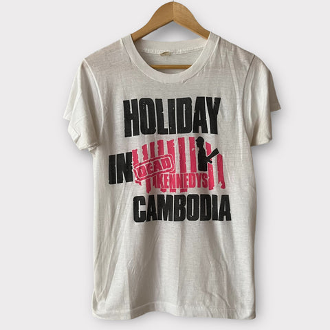 1980 Dead Kennedys "Holiday In Cambodia" Vintage Band Promo Tee Shirt