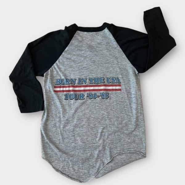 1984 Bruce Springsteen Vintage Tour Raglan Tee Shirt