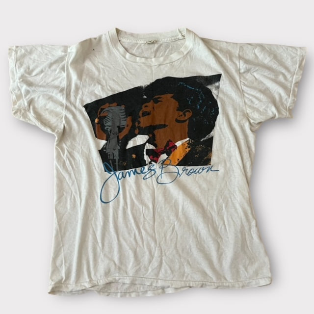 1980s James Brown Vintage Promo Tee Shirt – Zeros Revival