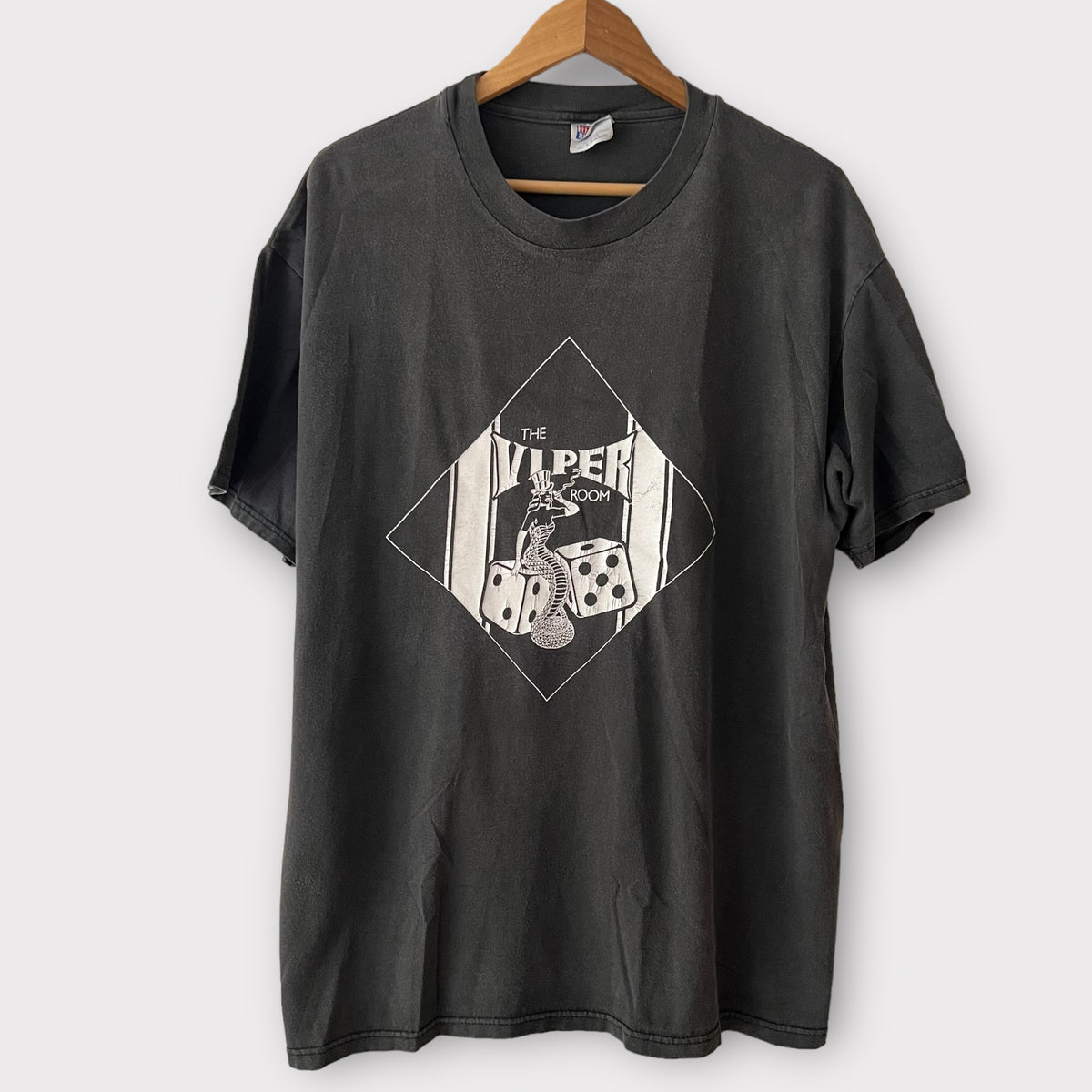 90sTHE VIPER ROOMヴィンテージTシャツ 4種ビーニーリストバンド 1990s Viper Room Los Angeles Music Venue (Founded By Johnny Depp
