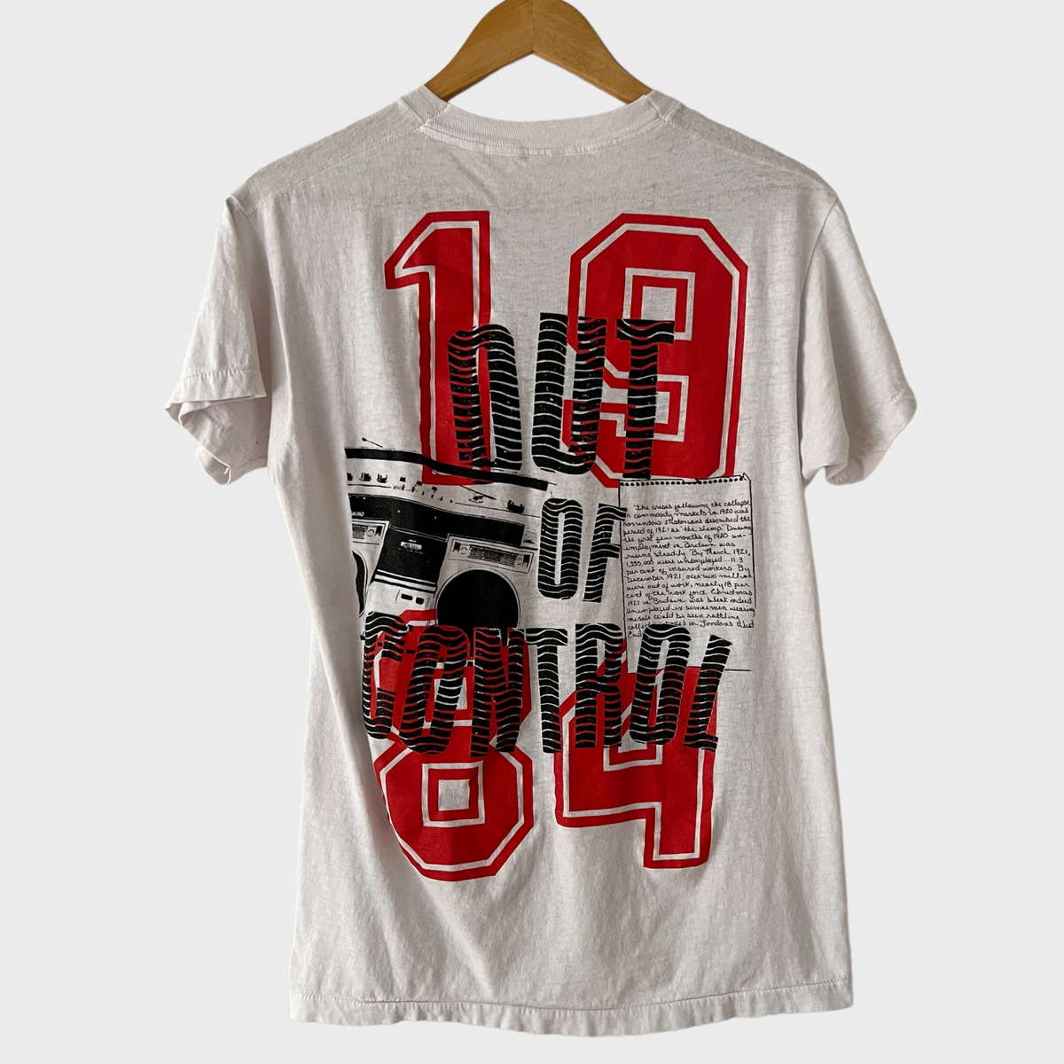 THE CLASH 1984 OUTOFCONTROL Tシャツ Original vintage 1984 The