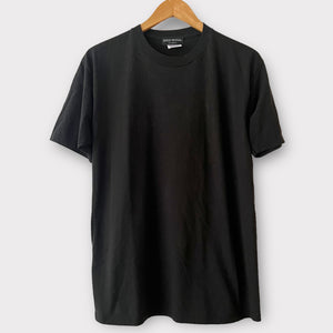 1990s Zeros Revival Blank Vintage Tee Shirt - Black