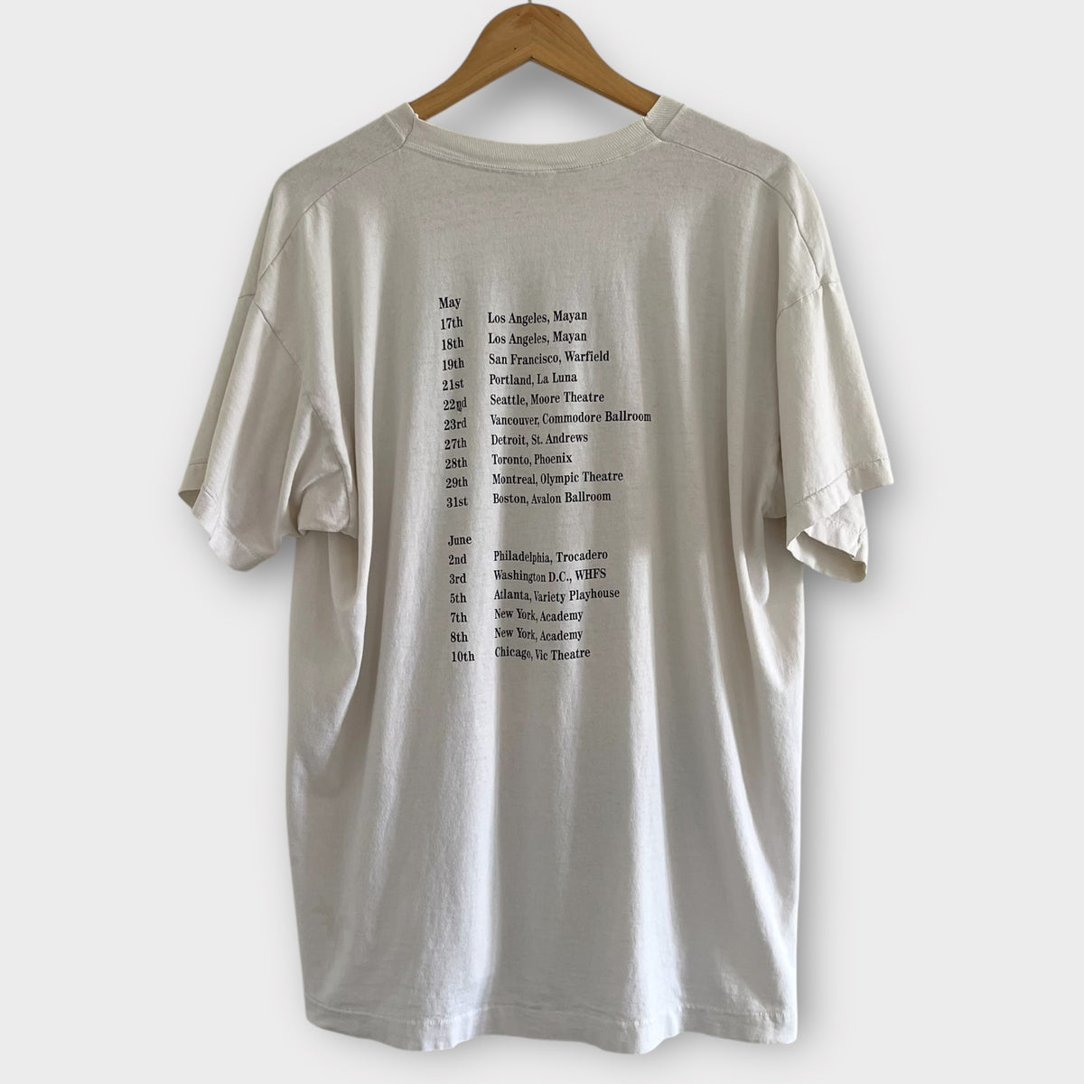 1995 PJ Harvey Vintage Tour Band Tee Shirt – Zeros Revival
