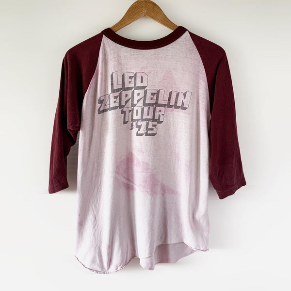 1975 SHOWCO Led Zeppelin Vintage Tour Crew Tee Shirt
