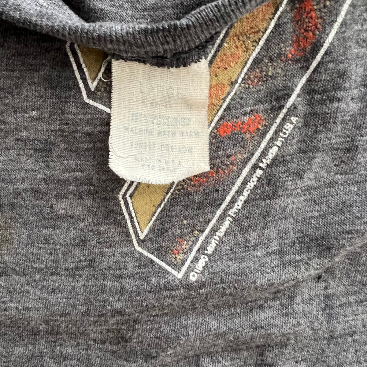 T-shirt Vintage Van Halen Sold Out Années 80 - Noir Taille M, Coton, Occasion En Bon état