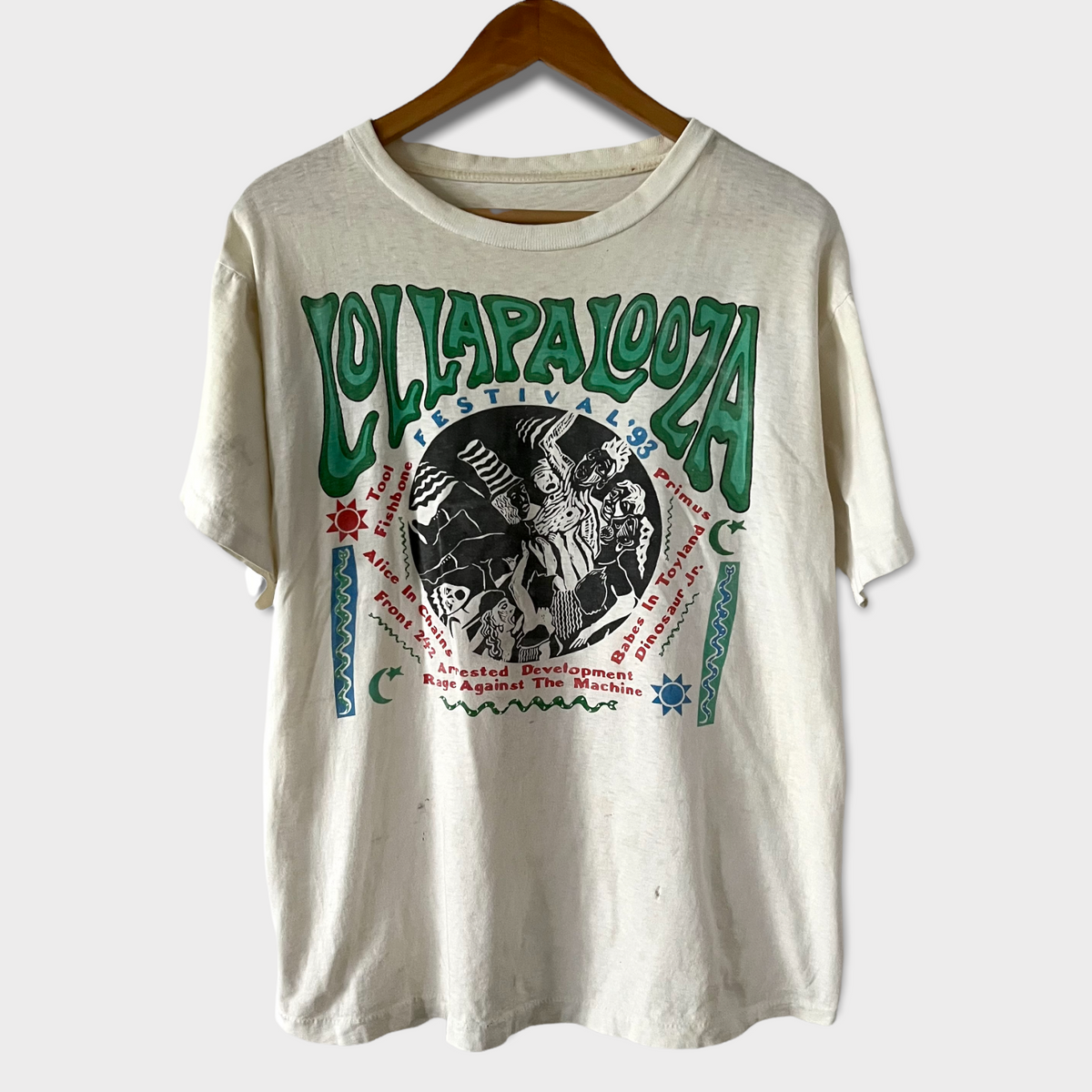 90s Alice in Chains DIRT ロラパルーザ 93 Tシャツ 90s Alice in Chains DIRT ロラパルーザ 93 Tシャツ