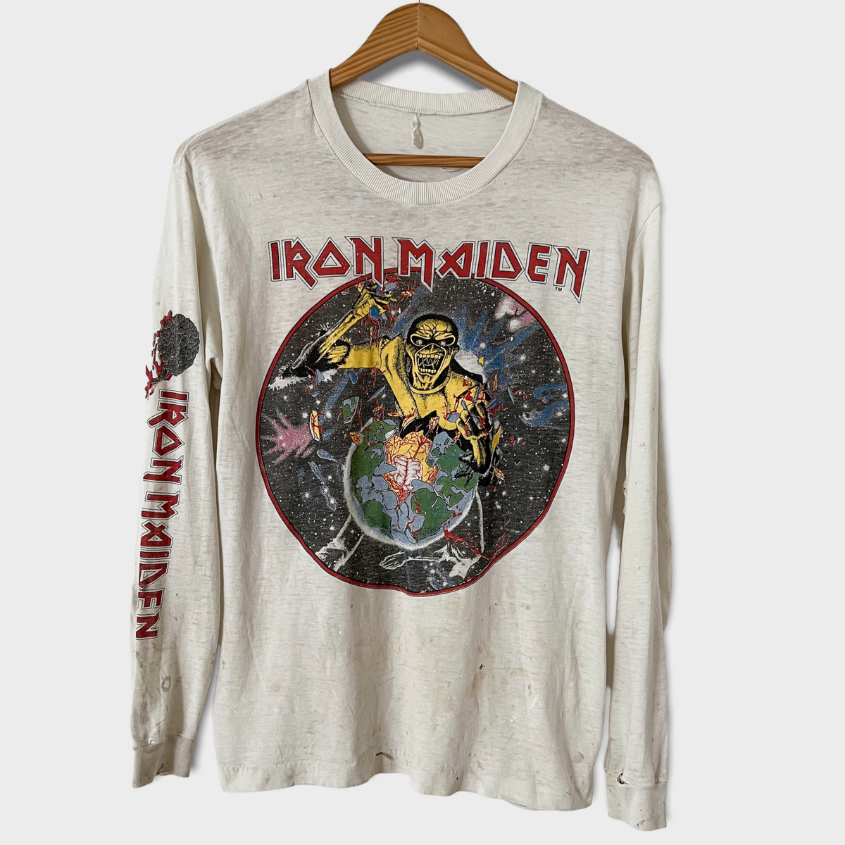 1983 Iron Maiden World Piece Tour Vintage Tee Shirt – Zeros Revival