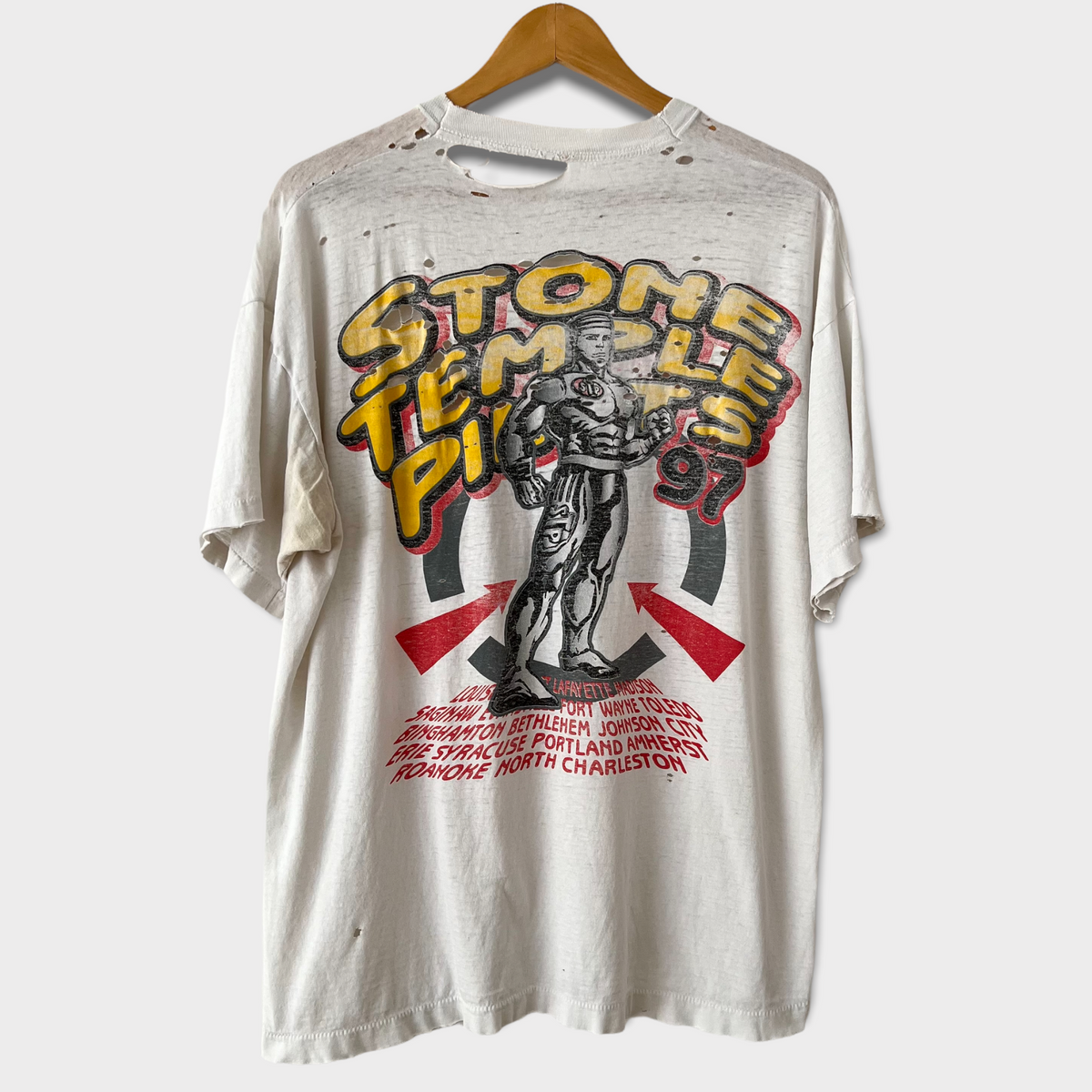 1997 Stone Temple Pilots Vintage Tour Tee Shirt – Zeros Revival