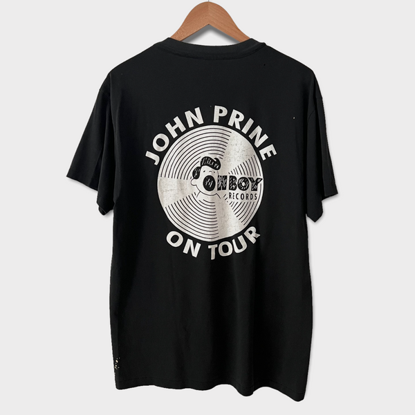 1995 John Prine "Lost Dogs and Mixed Blessings" Vintage Tour Tee Shirt