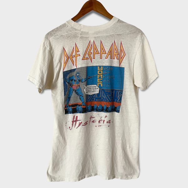 1987 Def Leppard "Hysteria" Vintage Promo Tee Shirt