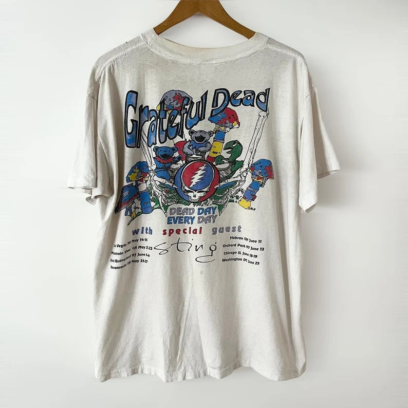 1993 Grateful Dead Summer Tour Vintage Tee Shirt – Zeros Revival