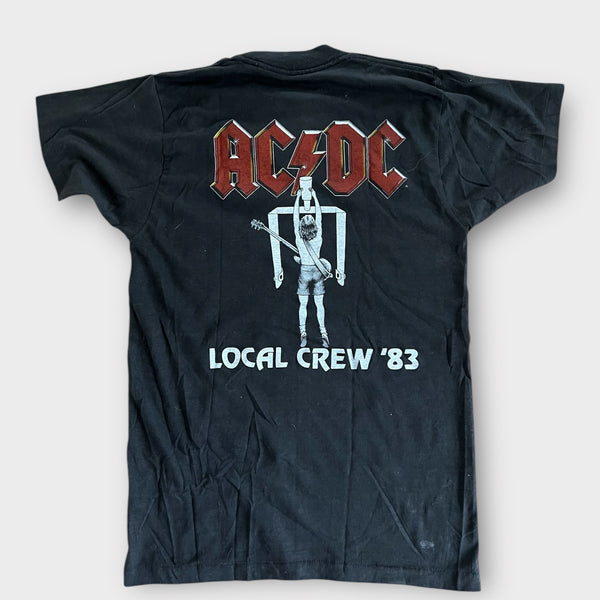 1983 AC DC Local Crew Vintage Tour Band Tee Shirt