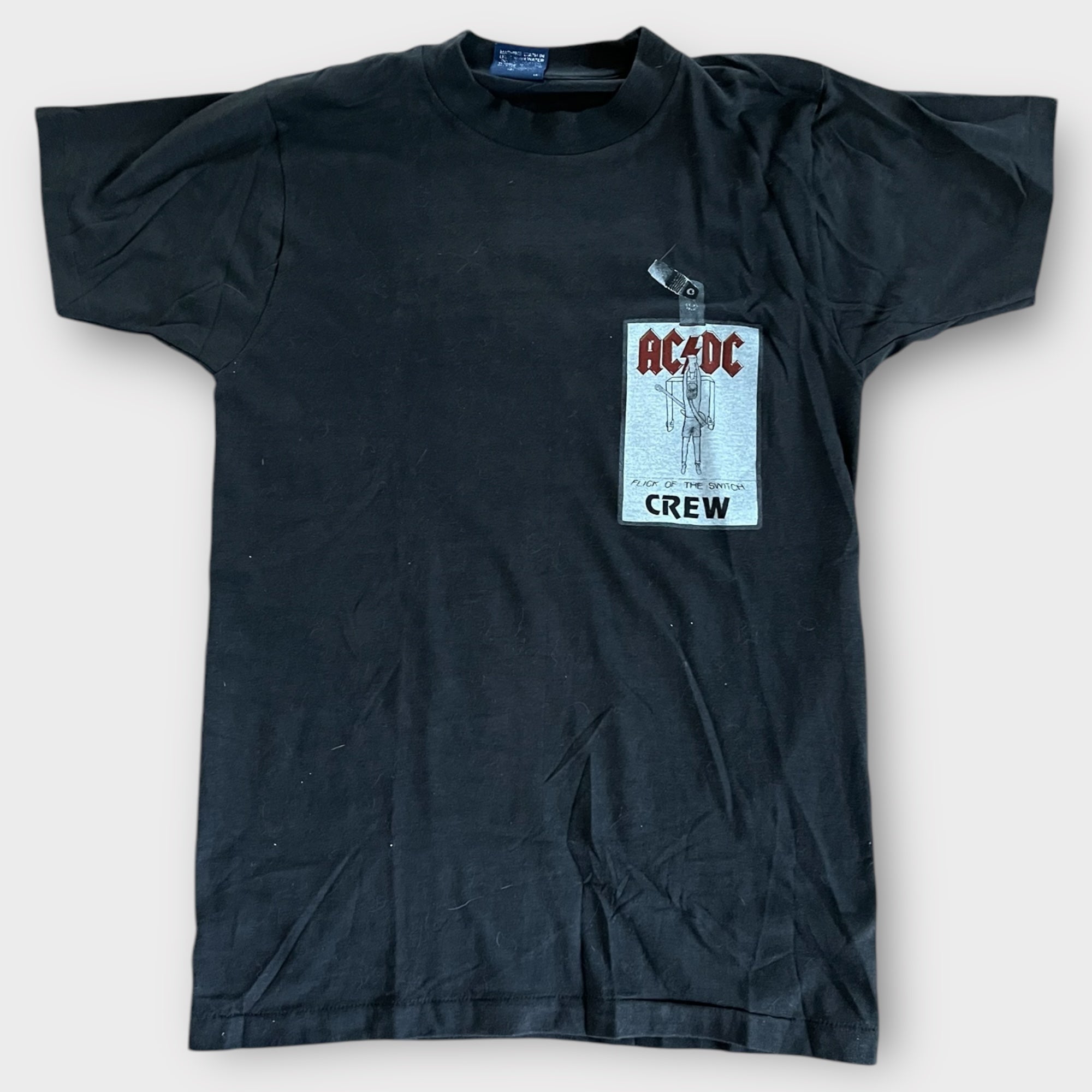 1983 AC DC Local Crew Vintage Tour Band Tee Shirt