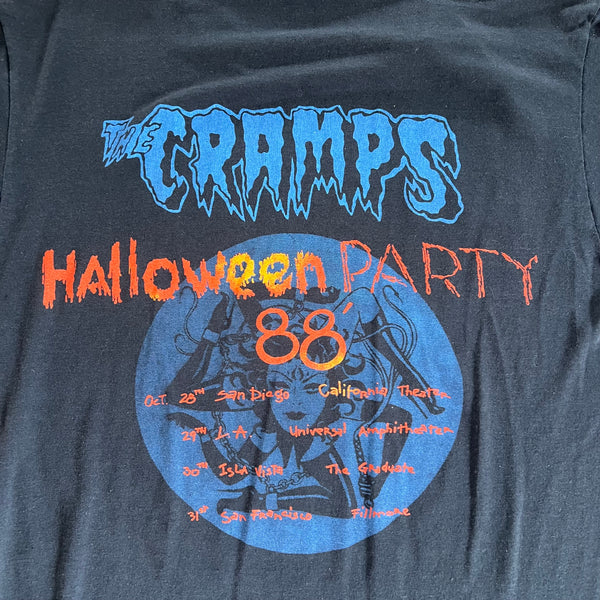 1988 The Cramps Halloween Concert Vintage Band Tour Tee Shirt