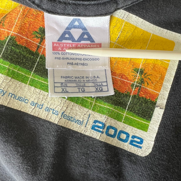 2002 Coachella Music Festival Concert Tee Shirt