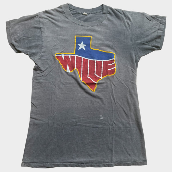 1983 Willie Nelson Vintage Tour Country Music Tee Shirt