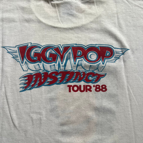 1988 Iggy Pop "Instinct" Tour Vintage Band Tee Shirt