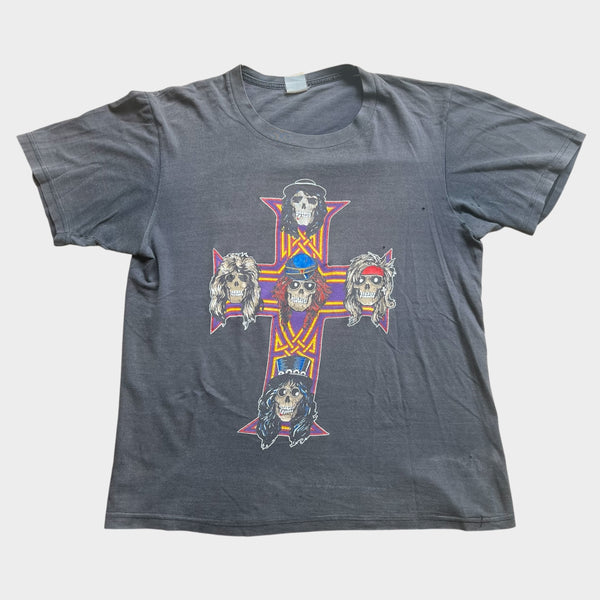 1987 Guns N Roses "Appetite For Destruction" European Tour Vintage Band Tee Shirt