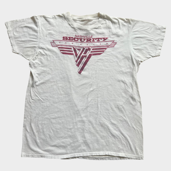 1980 Van Halen Nashville, Tennessee Concert Security Vintage Band Tee Shirt
