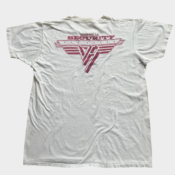 1980 Van Halen Nashville, Tennessee Concert Security Vintage Band Tee Shirt