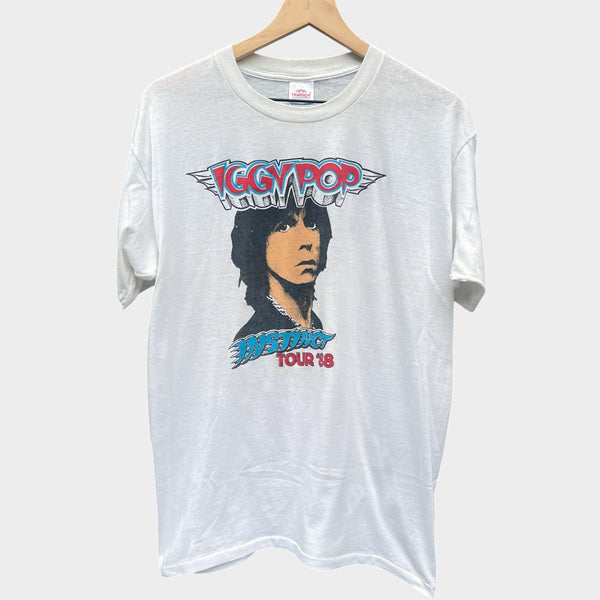 1988 Iggy Pop "Instinct" Tour Vintage Band Tee Shirt