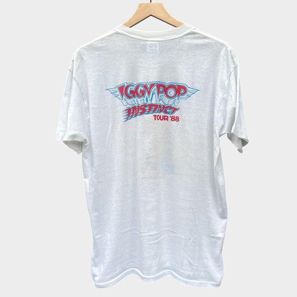 1988 Iggy Pop "Instinct" Tour Vintage Band Tee Shirt