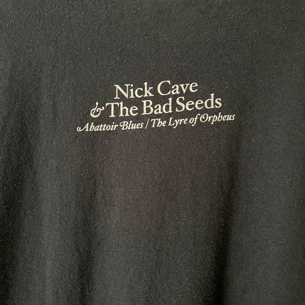 2004 Nick Cave & The Bad Seeds "Abattoir Blues/The Lyre Of Orpheaus" Vintage Band Promo Tee Shirt