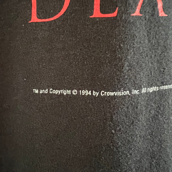 1994 The Crow Vintage Movie Book Promo Tee Shirt