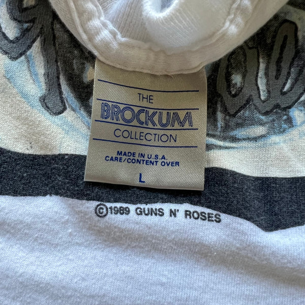 1989 Guns N Roses "Lies" Slash VIntage Band Tee Shirt