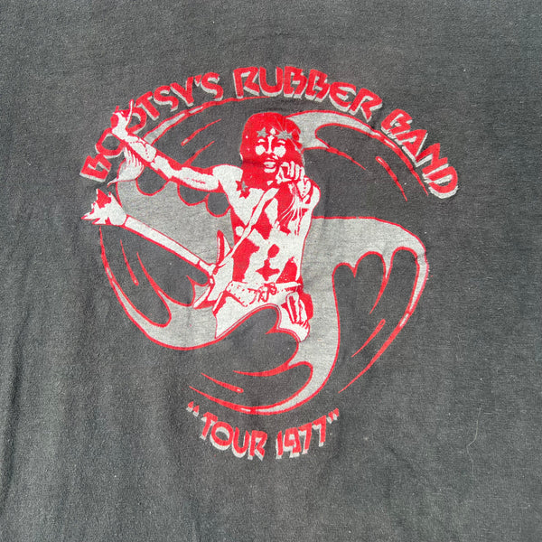 1977 Bootsy Collins Rubber Band Tour Vintage Funk Tee Shirt