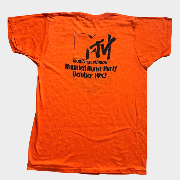 1982 MTV Halloween Haunted House Party Original Vintage Tee Shirt