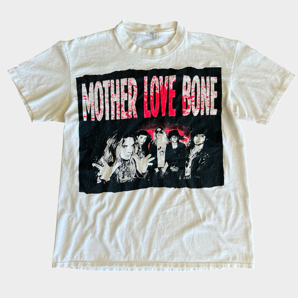 1990 Mother Love Bone "Half Ass Monkey Boy" Vintage Grunge Band Tee Shirt