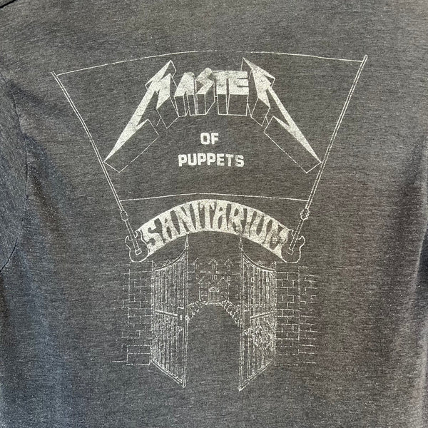 1980's Metallica " Master Of Puppets" Vintage Band Tee Shirt