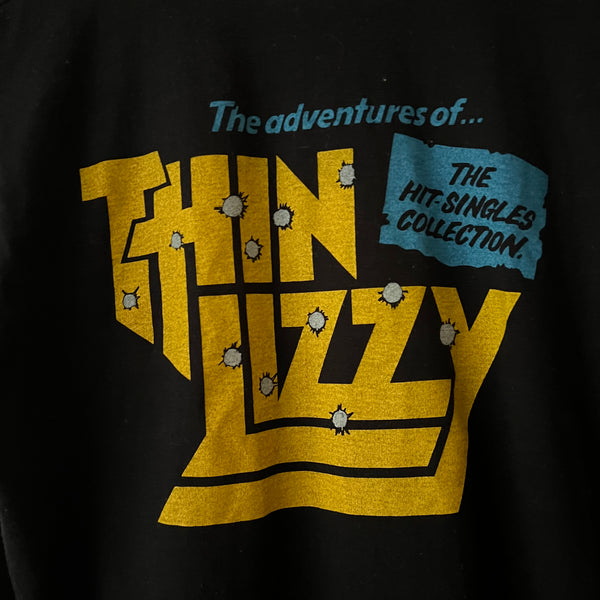 1981 Thin Lizzy "The Adventures Of Thin Lizzy" Vintage Band Promo Tee Shirt