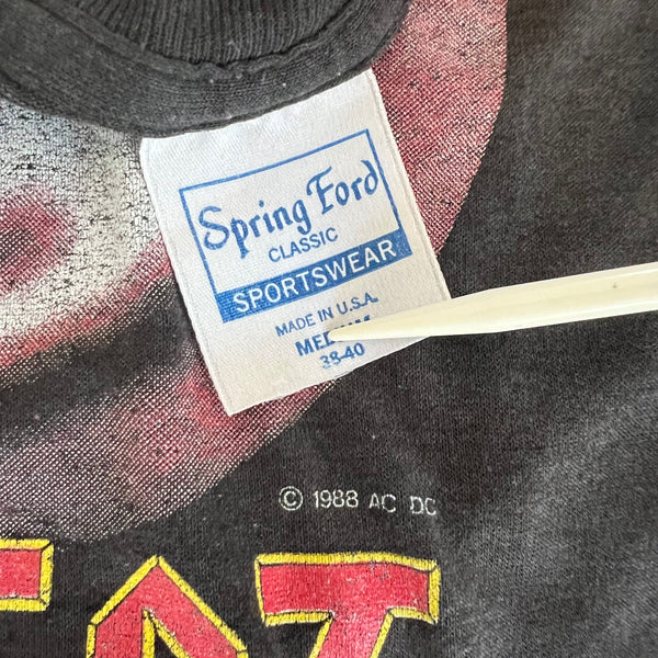 1988 AC DC "Heat Seeker" Tour Vintage Band Tee Shirt