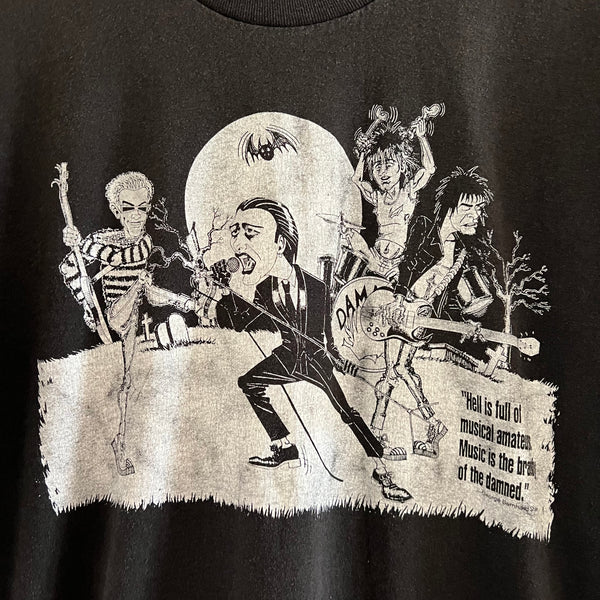 1989 The Damned "Farewell Tour" Vintage Band Tee Shirt