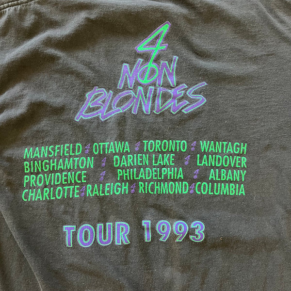 1993 4 Non Blondes Vintage Tour Band Tee Shirt