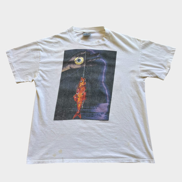 1990 Faith No More "Fish Lives" Vintage Band Promo Tee Shirt