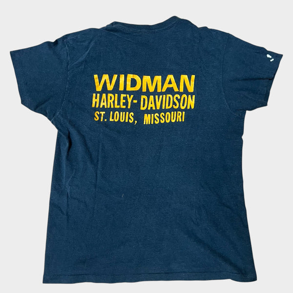 1970's Harley Davidson Motorcycle "If You Ain't a Rider..." St. Louis, Missouri Vintage Tee Shirt