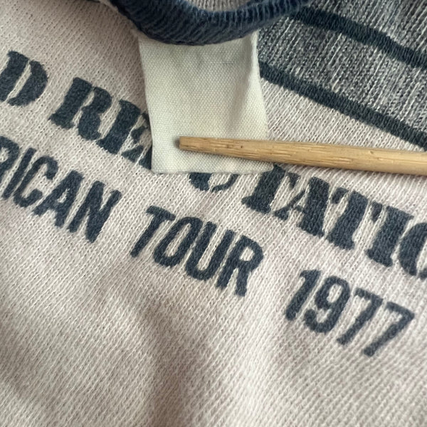 1977 Thin Lizzy "Bad Reputation" Vintage Tour Raglan Tee Shirt
