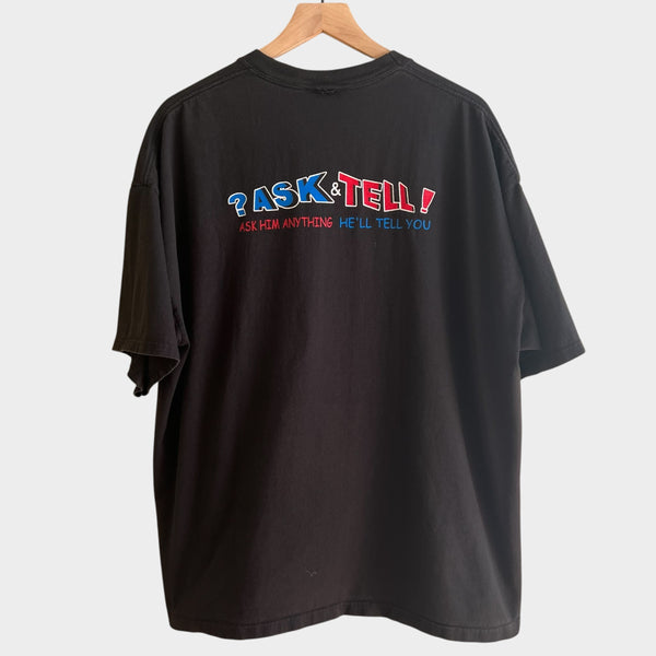 1990's Ramones "Ask Tell' Vintage Punk Band Tee Shirt