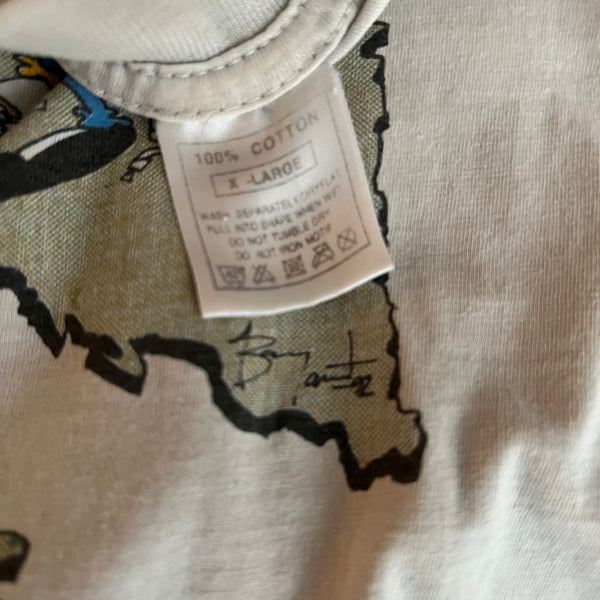 1992 Pearl Jam "World Jam"  Euro Tour Vintage Band Tee Shirt