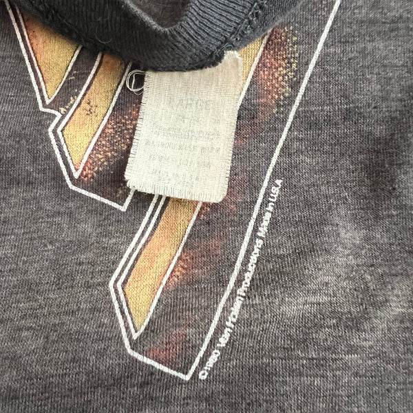 1980 Van Halen World Tour Vintage Tee Shirt